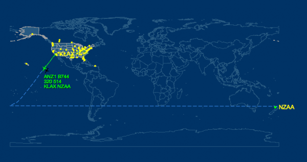 Screen shot 2010-01-17 at 9.32.28 PM of Grandma and Granddads flight