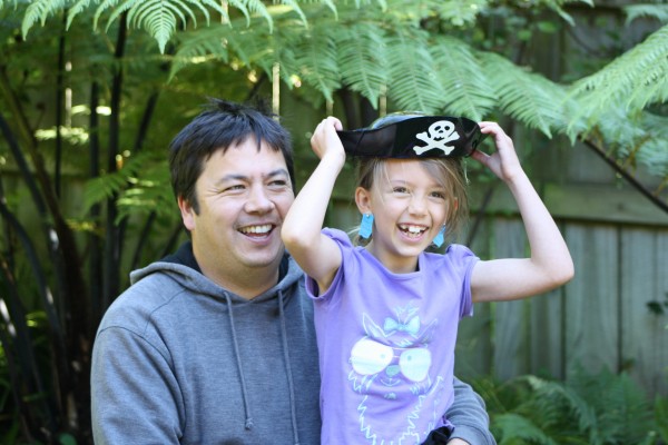 Pirate Charlotte and her Daddy