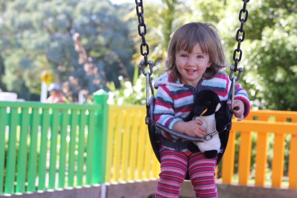 Alice at Avalon Park playground